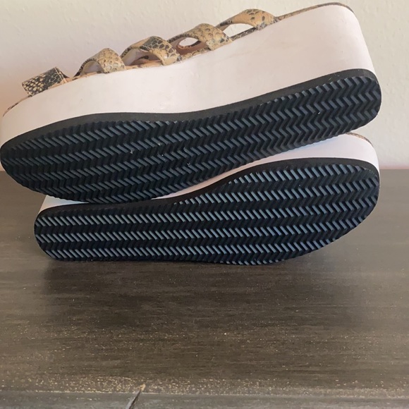 MISSGUIDED snake print lace up sandals! - Picture 6 of 7